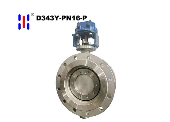 Municipal Water Supply PN16 Cast 304 SS Flanged Hard Seal Triple Offset Butterfly Valve DN250
