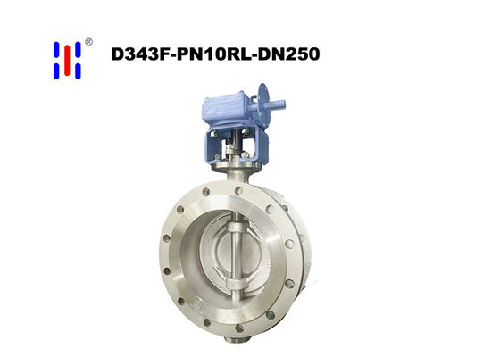 316L Stainless Steel Triple Offset Flanged Butterfly Valve with Soft Seal for PN10 Low Pressure and Zero Leakage