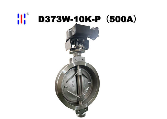 Oil Gas 500A Wafer Triple Offset Butterfly Valve 10K 304 SS Service