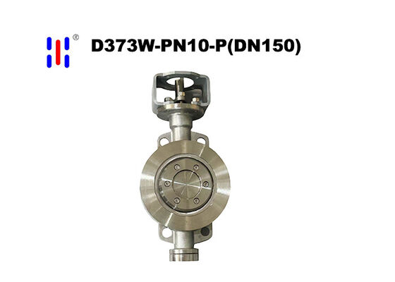 10K Wafer 316 SS Triple Offset Butterfly Valve for Power Plant Triple Eccentric Butterfly Valve